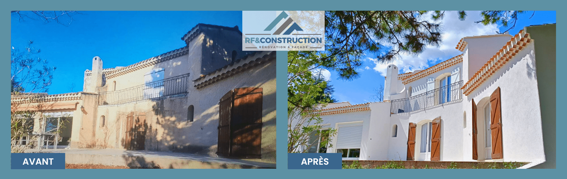 Rénovation de façade en Provence